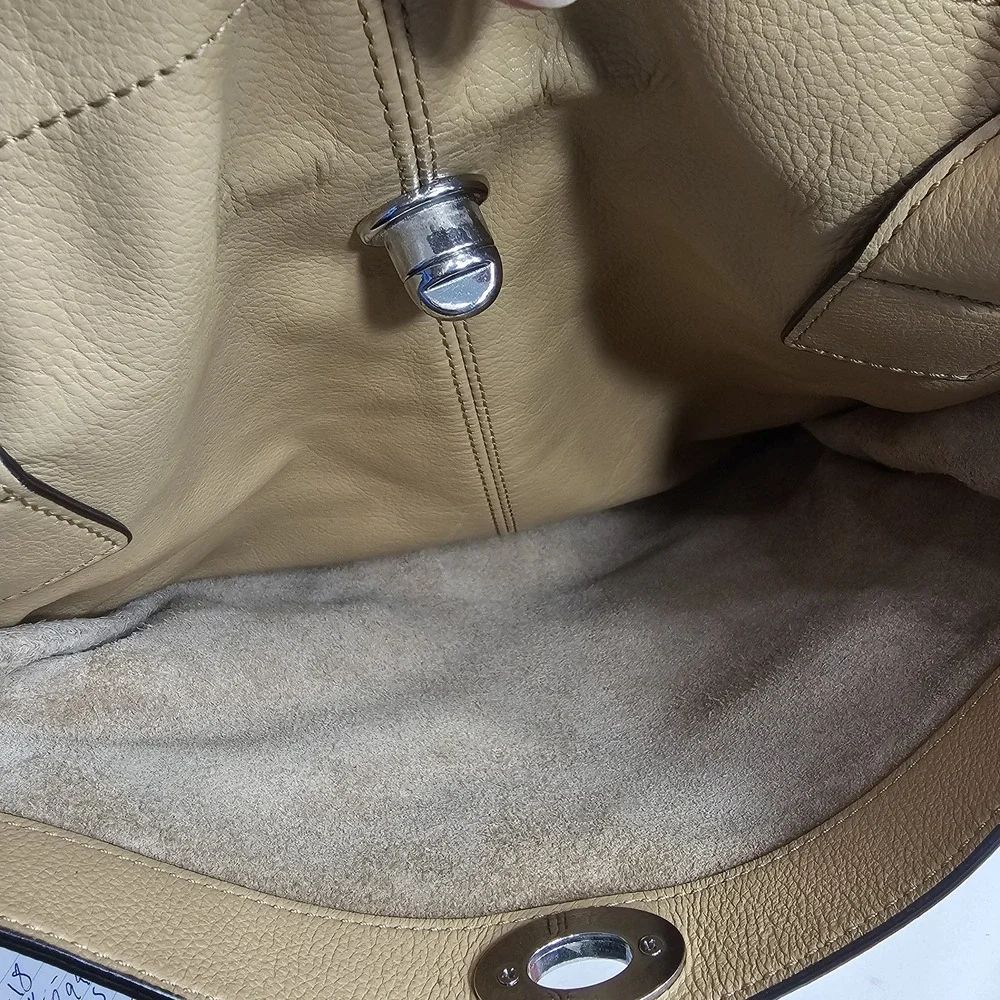 Banana Republic Lexington-Camel/Tan Leather Tote - Shoulder Handbag EUC